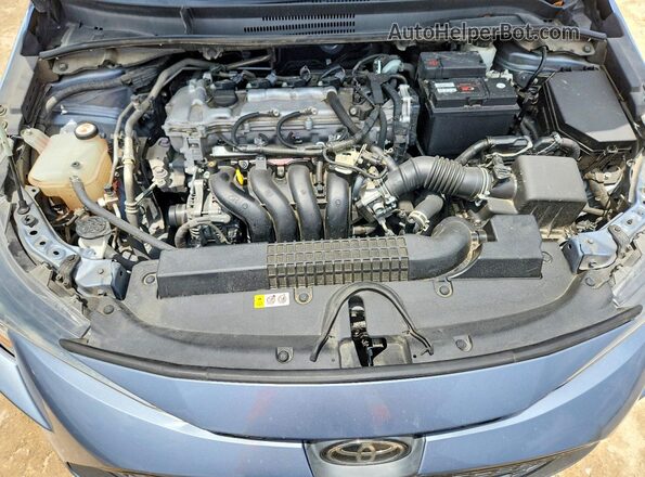 5YFEPMAE9NP329974 2022 TOYOTA COROLLA Blue Rear interior view