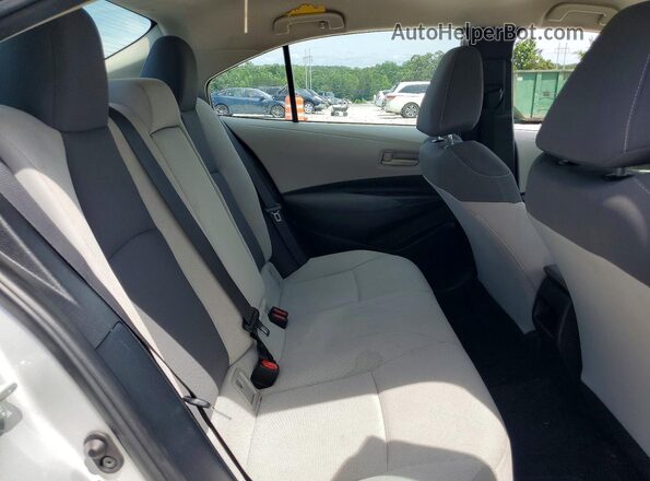5YFEPMAE9NP338108 2022 TOYOTA COROLLA Silver უკანა სავარძლების ხედი