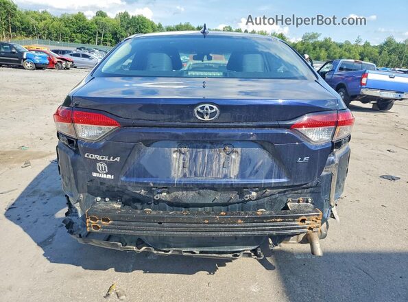 5YFEPMAE9NP344460 2022 TOYOTA COROLLA Blue უკანა ხედი