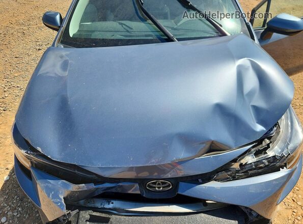 5YFEPMAE9NP371741 2022 TOYOTA COROLLA Синий Вид задней части салона