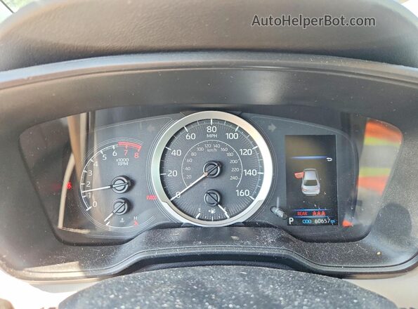 5YFEPMAE9NP371741 2022 TOYOTA COROLLA Синий Вид щитка приборов