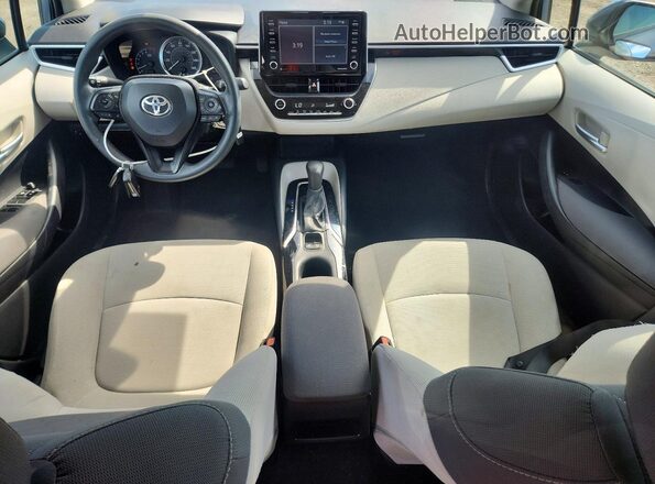 5YFEPMAEXMP161776 2021 TOYOTA COROLLA Blue წინა პანელის ხედი