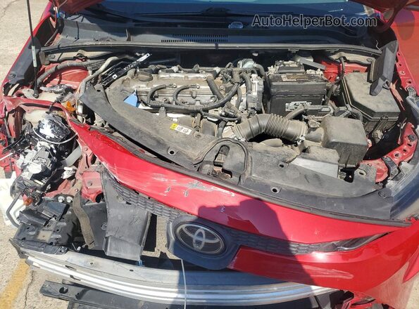 5YFEPMAEXMP183440 2021 TOYOTA COROLLA Red უკანა სალონის ხედი