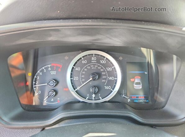 5YFEPMAEXMP191134 2021 TOYOTA COROLLA Silver Vista del cuadro de instrumentos