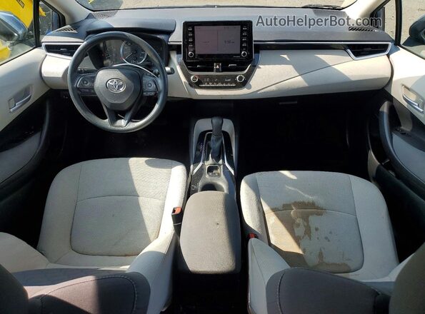 5YFEPMAEXMP195233 2021 TOYOTA COROLLA Blue Vista del salpicadero