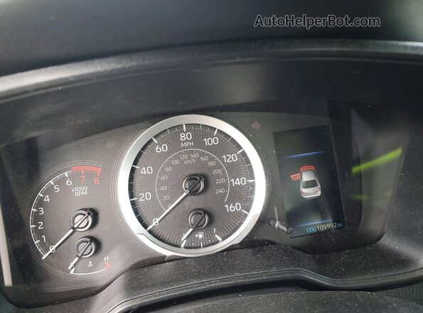 5YFEPMAEXMP221801 2021 TOYOTA COROLLA White Instrument cluster view