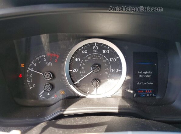 5YFEPMAEXMP246231 2021 TOYOTA COROLLA Silver Սարքավորումների վահանակի տեսք
