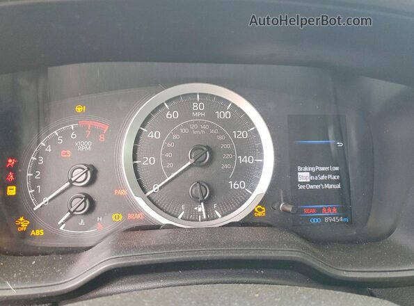 5YFEPMAEXMP249551 2021 TOYOTA COROLLA Черный Вид щитка приборов