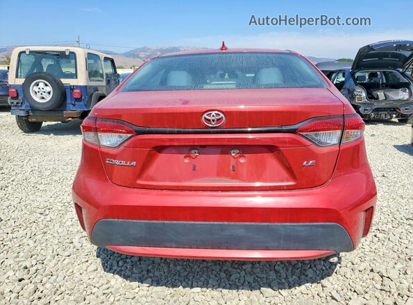 5YFEPMAEXMP262039 2021 TOYOTA COROLLA Red Вид ззаду