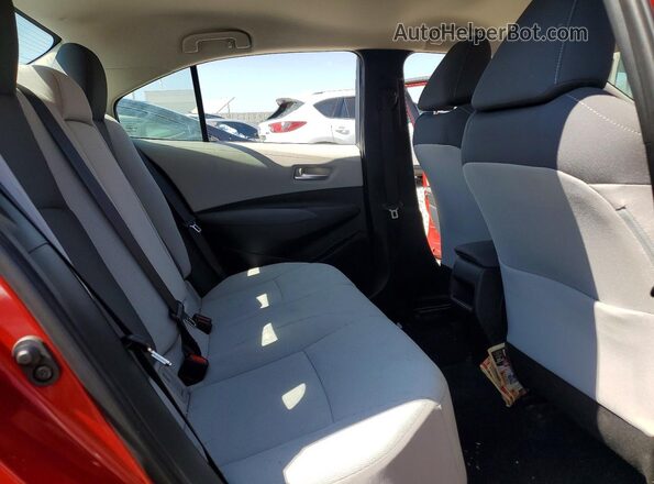 5YFEPMAEXMP262039 2021 TOYOTA COROLLA Red Вид задніх сидінь