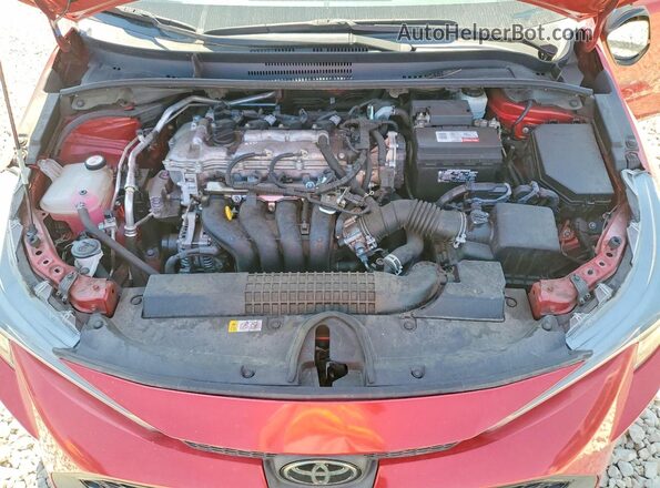 5YFEPMAEXMP262039 2021 TOYOTA COROLLA Red Вид задньої частини салону
