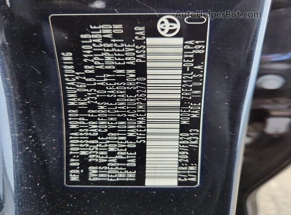 5YFEPMAEXMP262770 2021 TOYOTA COROLLA Black Widok komory silnika