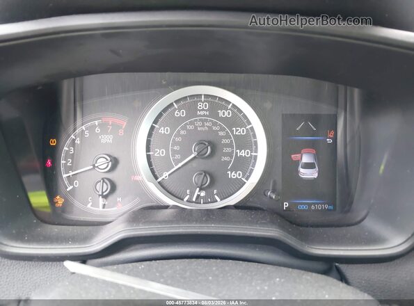 5YFEPMAEXMP262820 2021 TOYOTA COROLLA White უკანა სავარძლების ხედი