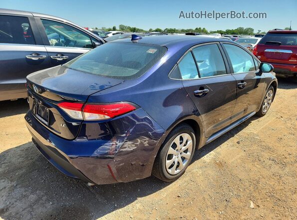 5YFEPMAEXNP300872 2022 TOYOTA COROLLA Blue Հետևի աջ