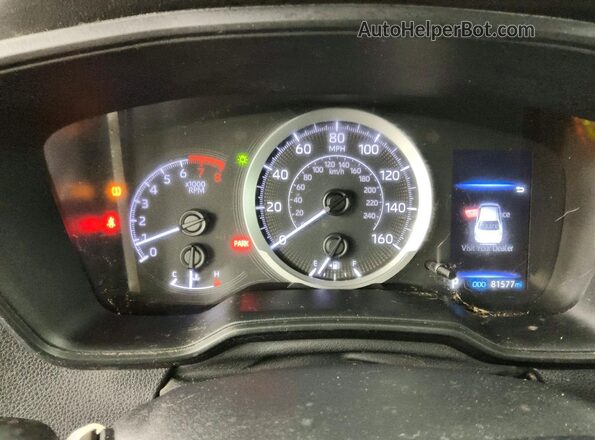 5YFEPMAEXNP301438 2022 TOYOTA COROLLA White Instrument cluster view