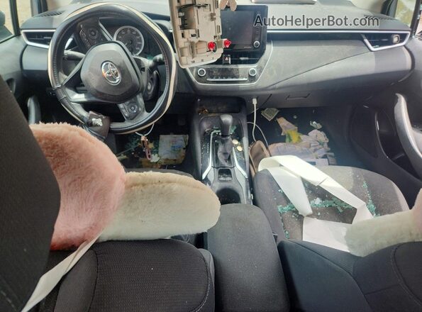 5YFEPMAEXNP308213 2022 TOYOTA COROLLA Blue Առջևի վահանակի տեսք