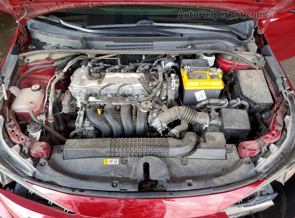 5YFEPMAEXNP323309 2022 TOYOTA COROLLA Red Вид задньої частини салону