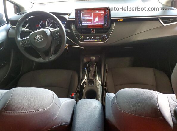 5YFEPMAEXNP323309 2022 TOYOTA COROLLA Red Вид панелі приладів