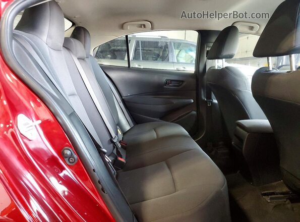 5YFEPMAEXNP323309 2022 TOYOTA COROLLA Red Вид задніх сидінь