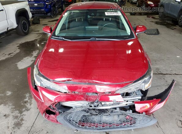 5YFEPMAEXNP323309 2022 TOYOTA COROLLA Red Вид спереду
