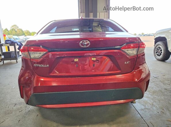 5YFEPMAEXNP323309 2022 TOYOTA COROLLA Red Вид ззаду