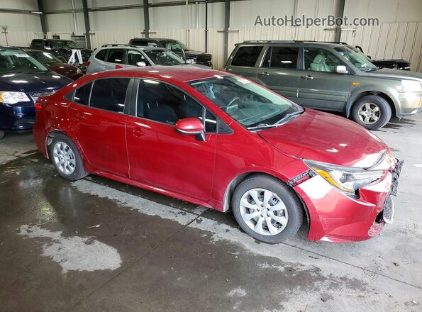 5YFEPMAEXNP323309 2022 TOYOTA COROLLA Red Передня права чверть