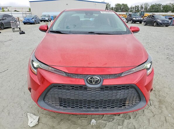 5YFEPRAE0LP034935 2020 TOYOTA COROLLA Red Widok z przodu