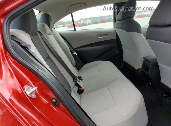 5YFEPRAE0LP034935 2020 TOYOTA COROLLA Red Widok tylnych siedzeń