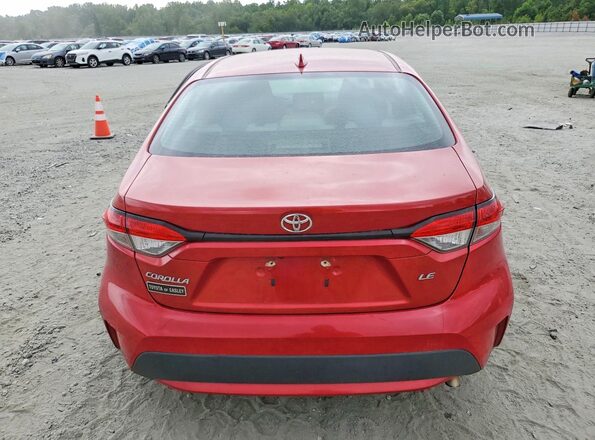 5YFEPRAE0LP034935 2020 TOYOTA COROLLA Red Widok z tyłu