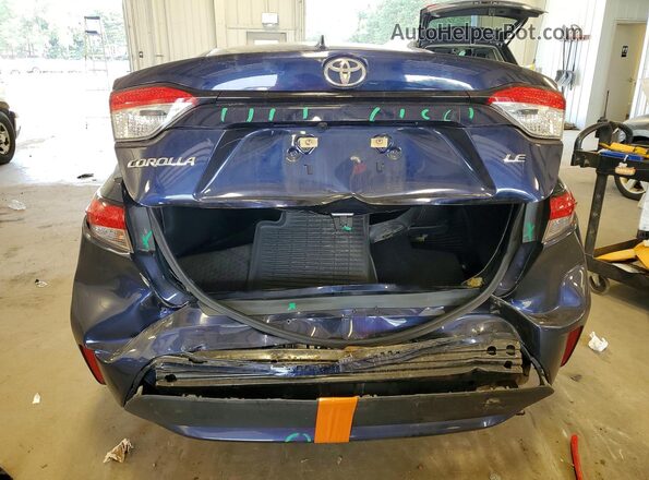5YFEPRAE0LP063593 2020 TOYOTA COROLLA Blue უკანა ხედი