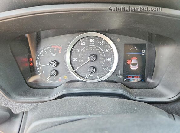 5YFEPRAE0LP063805 2020 TOYOTA COROLLA Black Vista del cuadro de instrumentos
