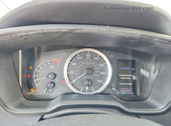 5YFEPRAE0LP092110 2020 TOYOTA COROLLA Синий Вид щитка приборов