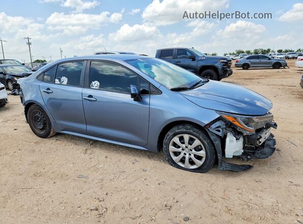 5YFEPRAE0LP092110 2020 TOYOTA COROLLA Синий Передняя правая четверть
