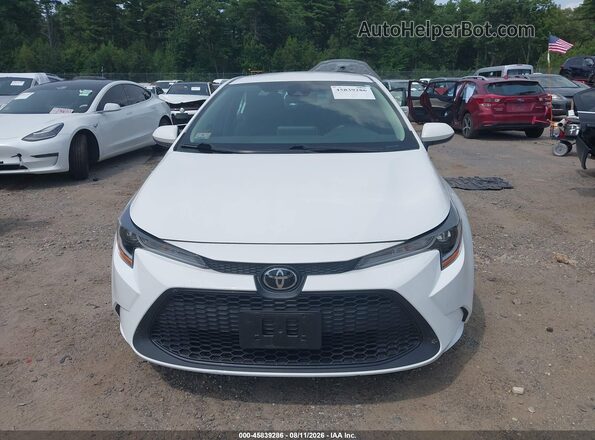 5YFEPRAE0LP142536 2020 TOYOTA COROLLA White Widok zestawu wskaźników