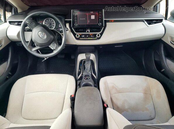 5YFEPRAE0LP145744 2020 TOYOTA COROLLA Gray Առջևի վահանակի տեսք