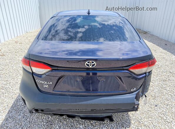 5YFEPRAE1LP098272 2020 TOYOTA COROLLA Blue Vista trasera