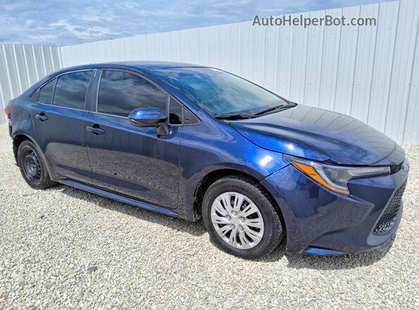 5YFEPRAE1LP098272 2020 TOYOTA COROLLA Blue Delantero derecho