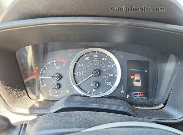 5YFEPRAE1LP131710 2020 TOYOTA COROLLA Blue Instrument cluster view