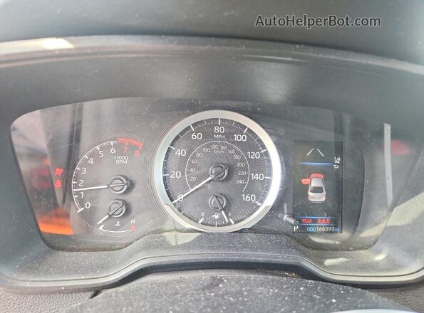 5YFEPRAE2LP098541 2020 TOYOTA COROLLA White ხელსაწყოთა პანელის ხედი
