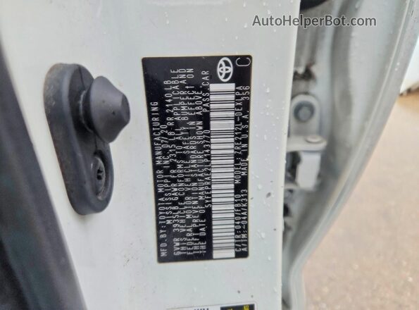 5YFEPRAE2LP143770 2020 TOYOTA COROLLA White Vista del compartimento del motor