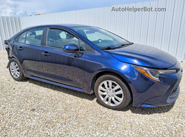 5YFEPRAE3LP014467 2020 TOYOTA COROLLA Синий Передняя правая четверть