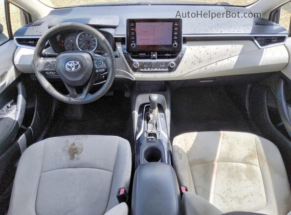 5YFEPRAE3LP014467 2020 TOYOTA COROLLA Синий Вид панели приборов