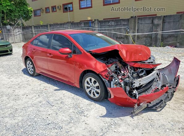 5YFEPRAE4LP017233 2020 TOYOTA COROLLA Red წინა მარჯვენა
