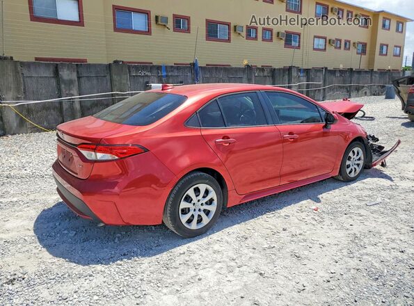 5YFEPRAE4LP017233 2020 TOYOTA COROLLA Red უკანა მარჯვენა