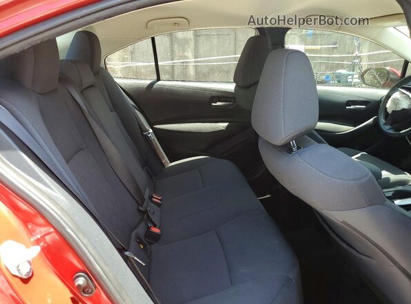 5YFEPRAE4LP017233 2020 TOYOTA COROLLA Red უკანა სავარძლების ხედი