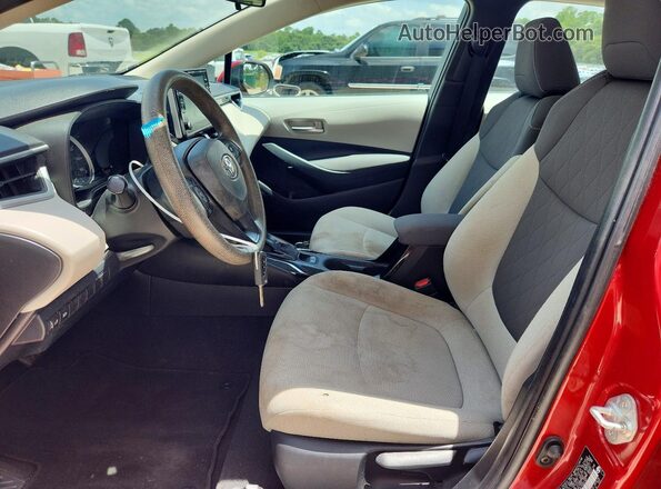 5YFEPRAE4LP065167 2020 TOYOTA COROLLA Red Vista interior delantera