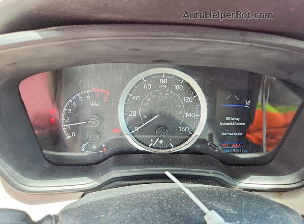 5YFEPRAE4LP065167 2020 TOYOTA COROLLA Red Vista del cuadro de instrumentos