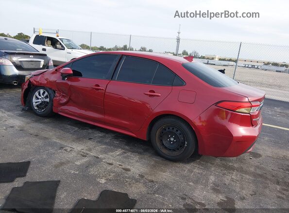 5YFEPRAE4LP102539 2020 TOYOTA COROLLA Red უკანა მარცხენა