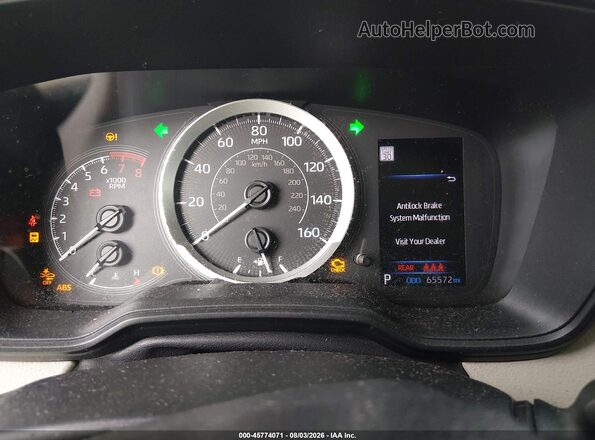 5YFEPRAE4LP102539 2020 TOYOTA COROLLA Red უკანა სავარძლების ხედი