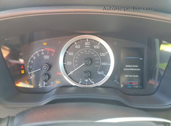 5YFEPRAE5LP046773 2020 TOYOTA COROLLA Silver Vista del cuadro de instrumentos